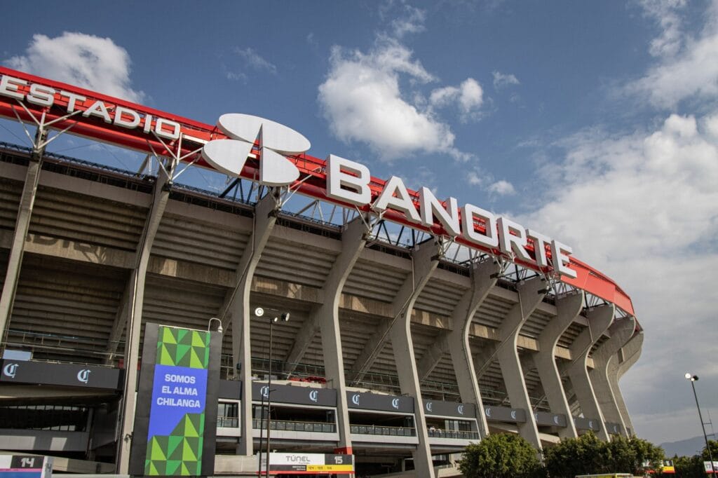 Estadio Azteca previo al partido inaugural entre las selecciones de México vs Portugal, en Ciudad de México, el 28 de marzo 2026.
