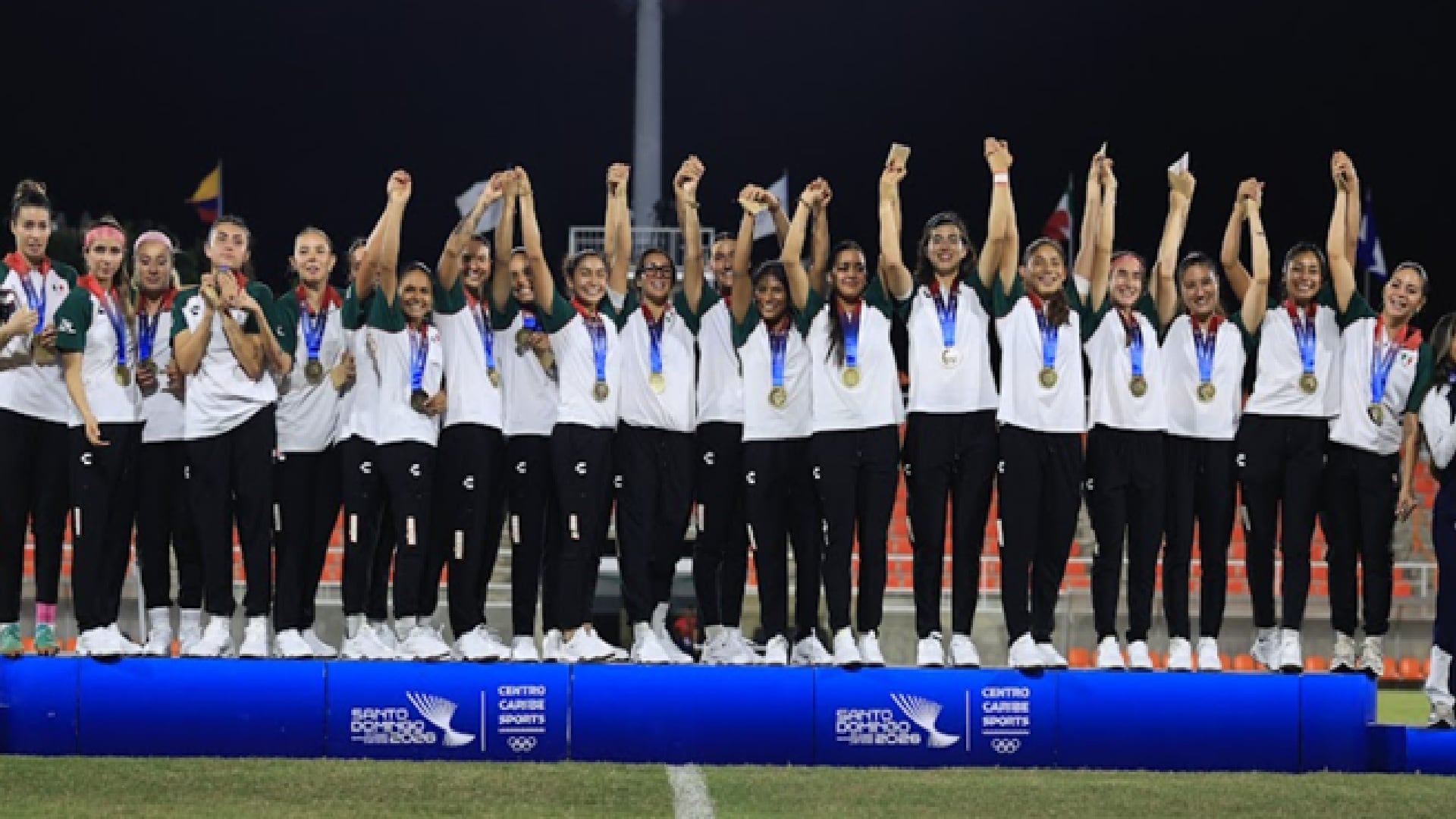 La Selección Nacional de México Femenil Sub 23 conquistó la medalla de oro en los Juegos Centroamericanos y del Caribe (Foto: FMF)