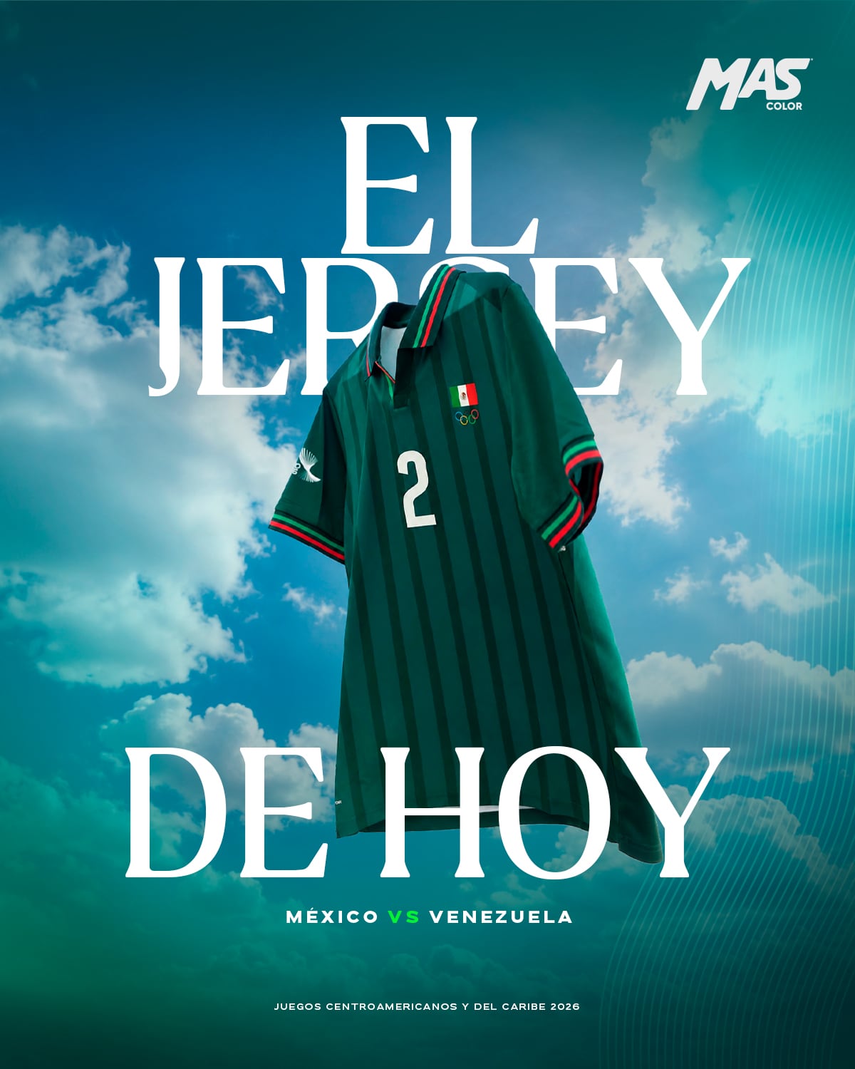 Uniforme oficial para la final de los Juegos Centroamericanos y del Caribe Santo Domingo 2026. (TW @miseleccionsubs)