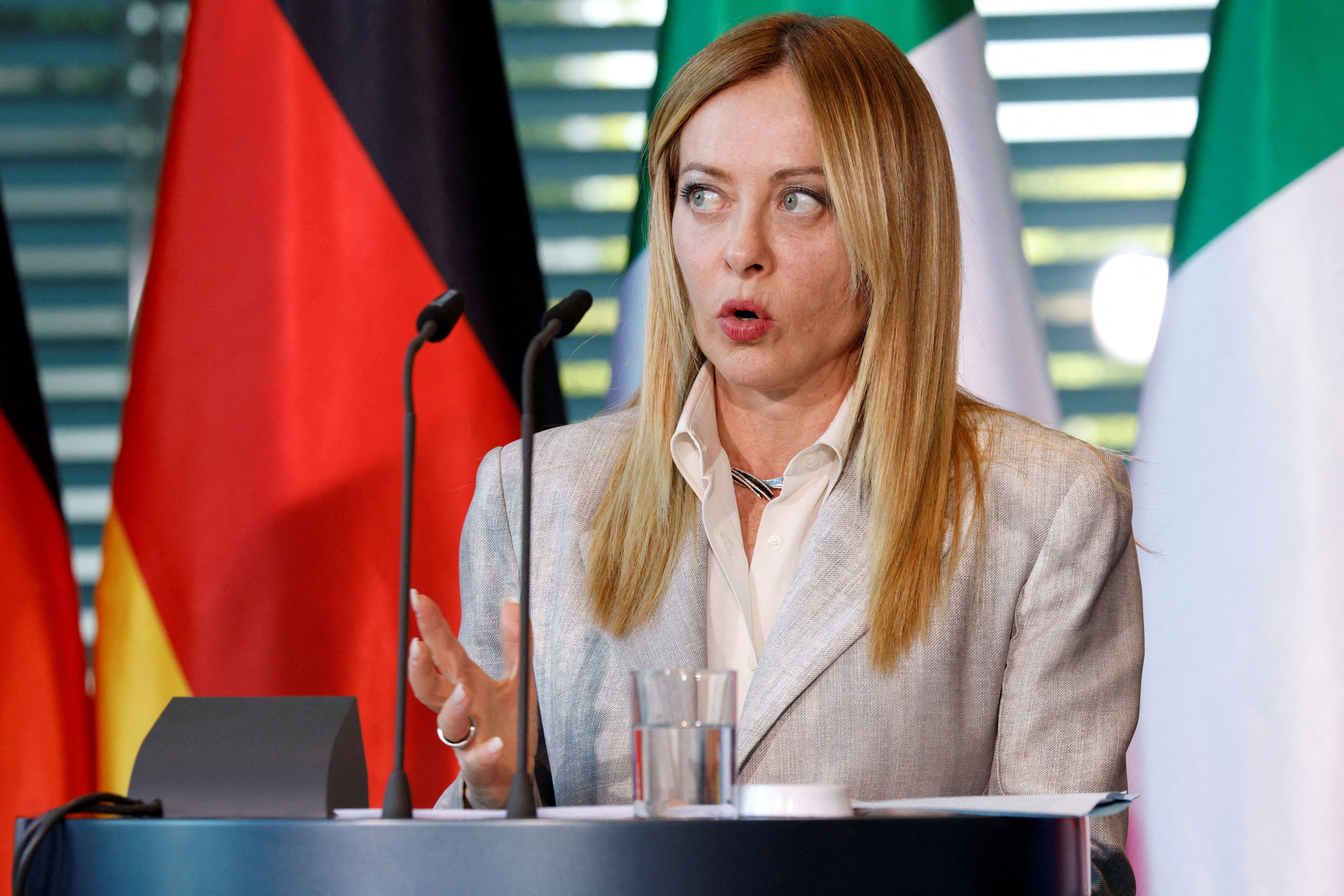 Foto de archivo de Giorgia Meloni. (REUTERS/Axel Schmidt/File Photo)