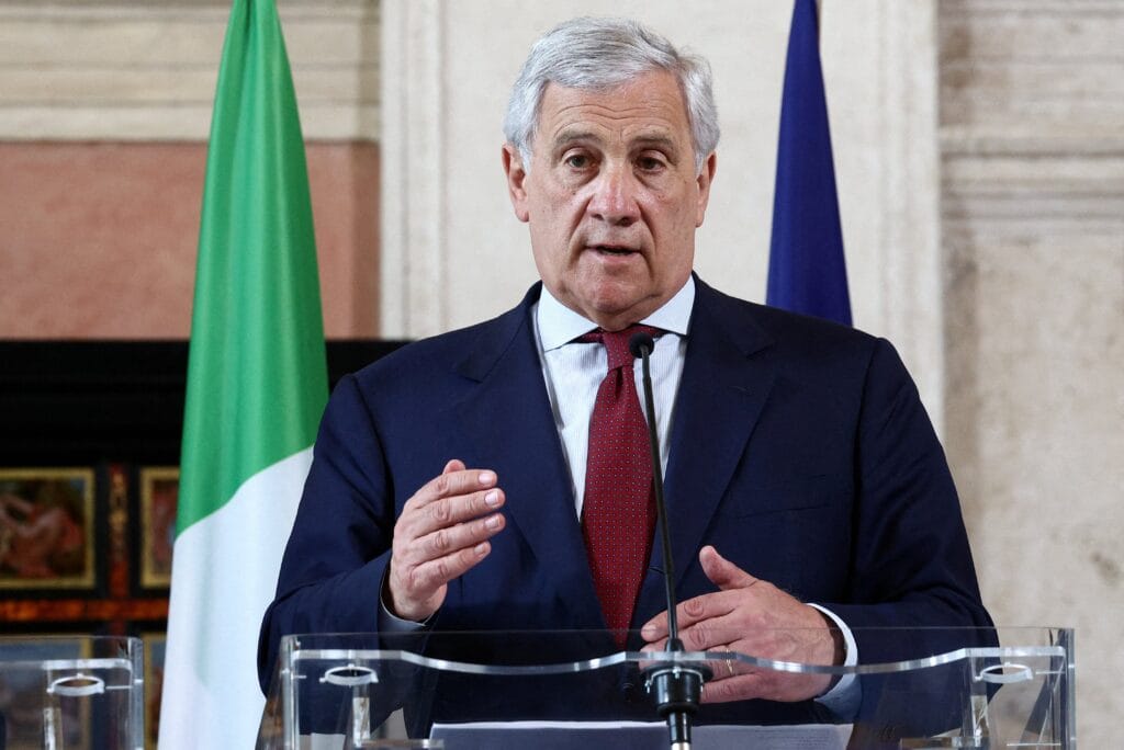 Antonio Tajani, en una foto de archivo. (REUTERS/Guglielmo Mangiapane/File Photo)