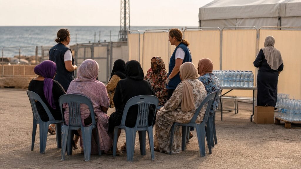 Mujeres migrantes denuncian acoso y falta de seguridad al dormir fuera en Ceuta