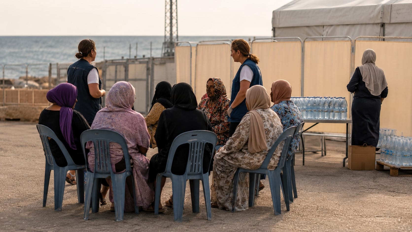 Mujeres migrantes denuncian acoso y falta de seguridad al dormir fuera en Ceuta