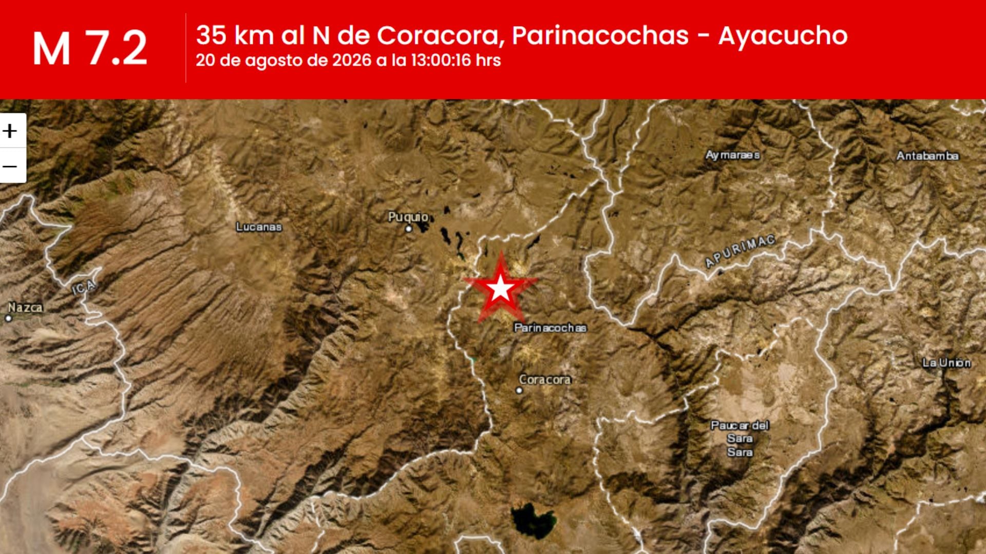 Terremoto en Ayacucho