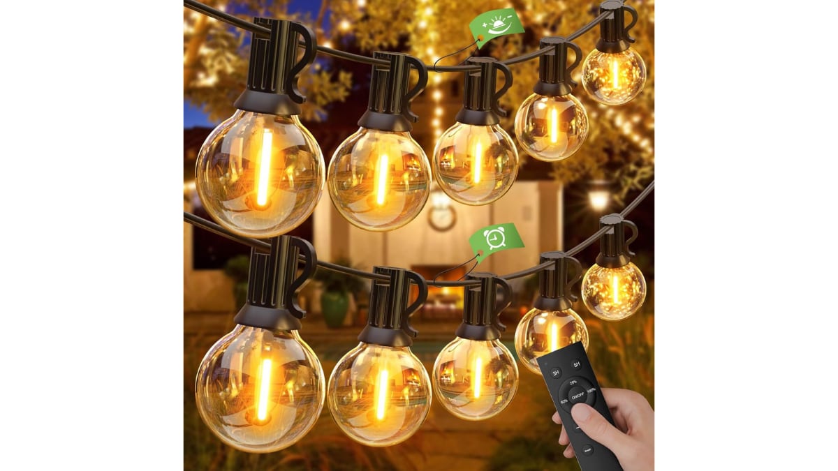 Guirnalda de luces LED de 45 metros.