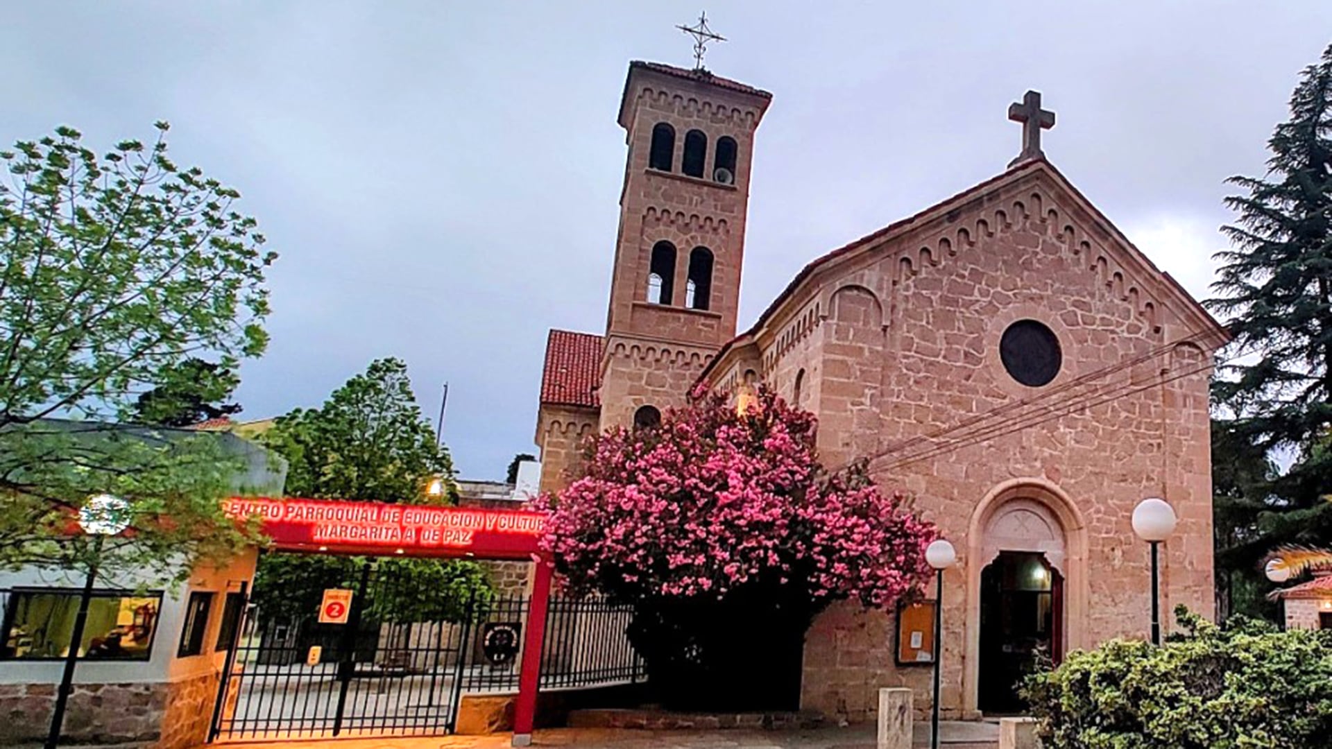 El Centro Parroquial Margarita de Paz que alberga al jardín de infantes Niños Dios, desde donde se realizaron las denuncias (centroparroquial.com.ar)