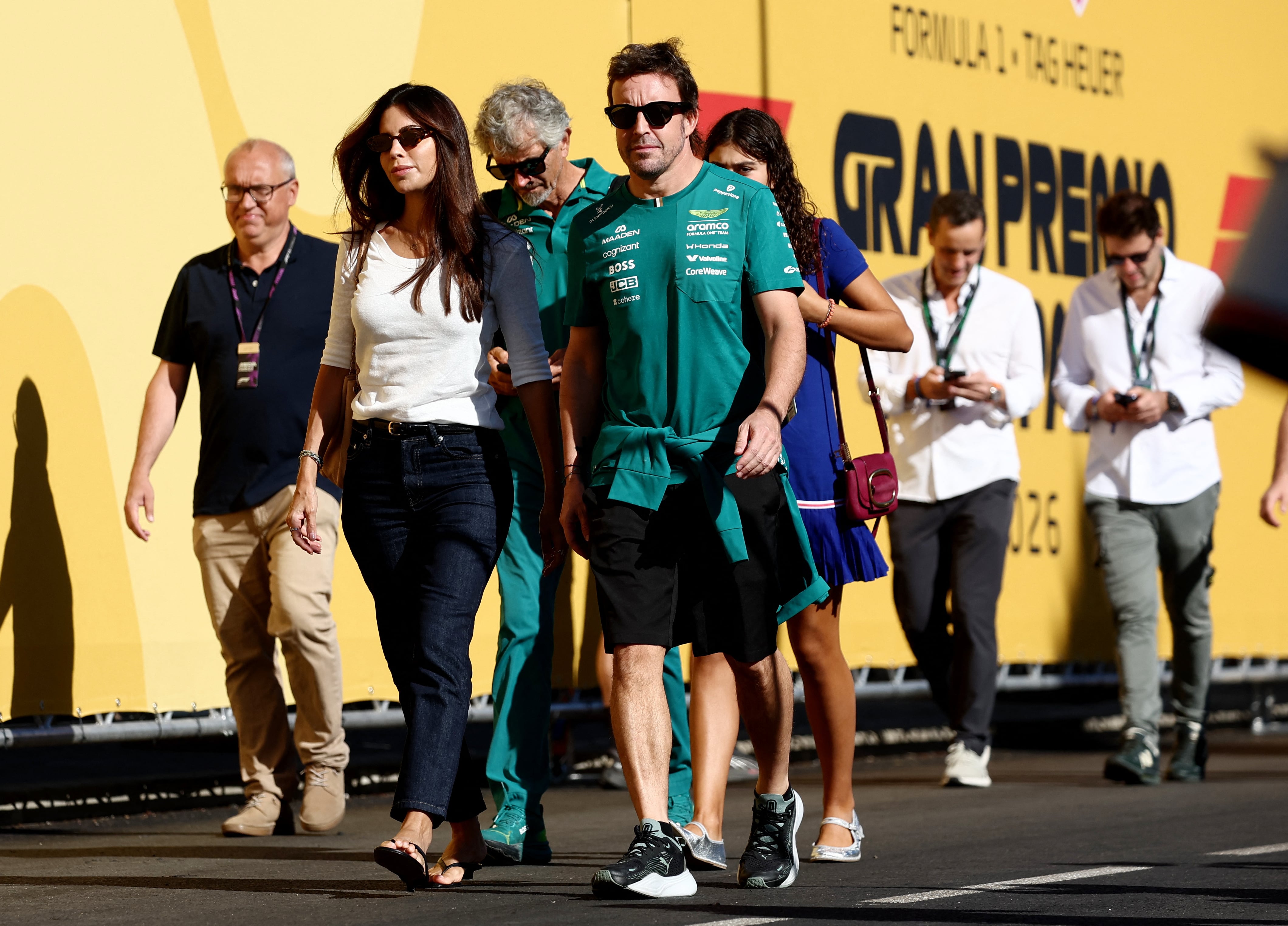 Fernando Alonso, piloto de Aston Martin (REUTERS/Jakub Porzycki)
