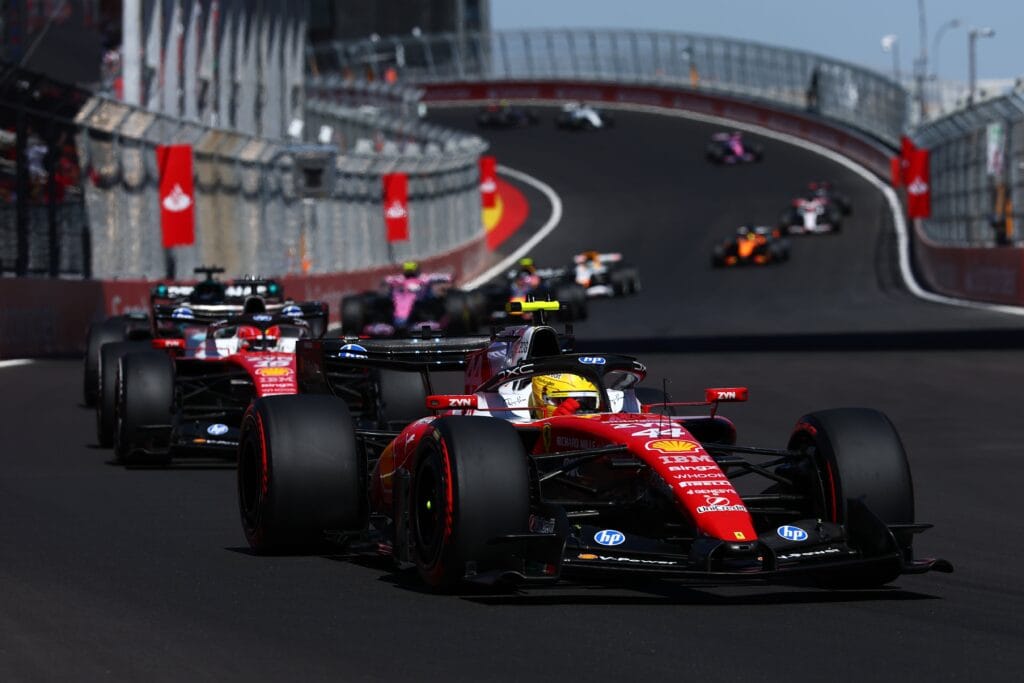 GP de Madrid de F1, en directo | Norris encabeza la carrera y Hamilton abandona