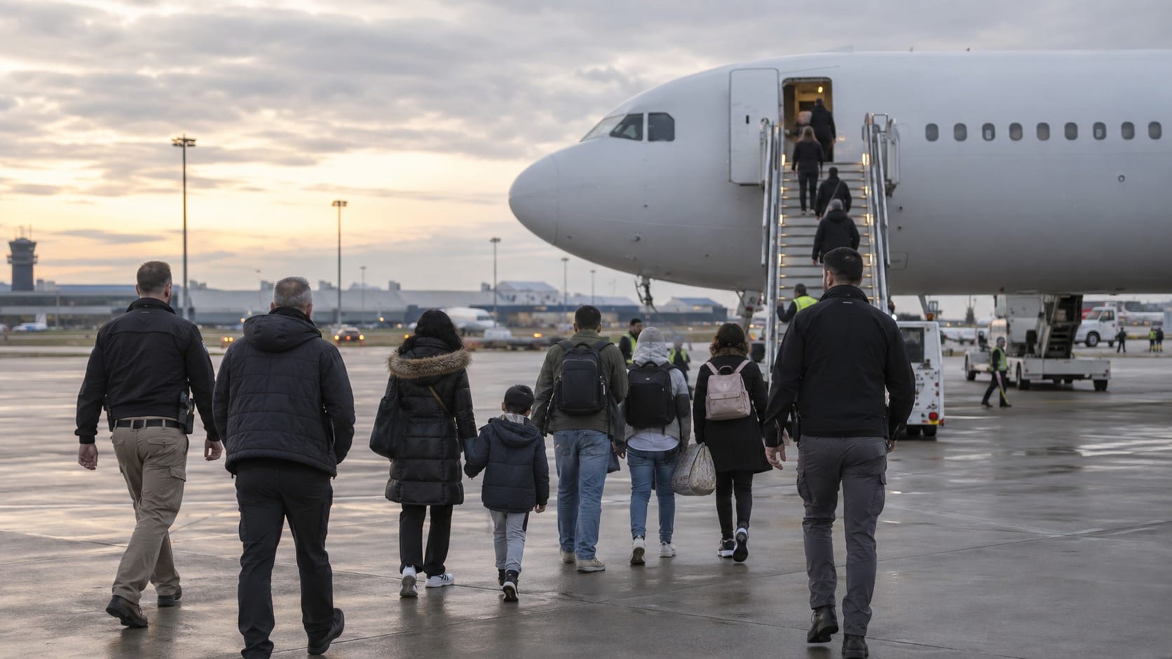 Un vuelo desde Irlanda devuelve a Georgia a 43 migrantes por 225.575 euros