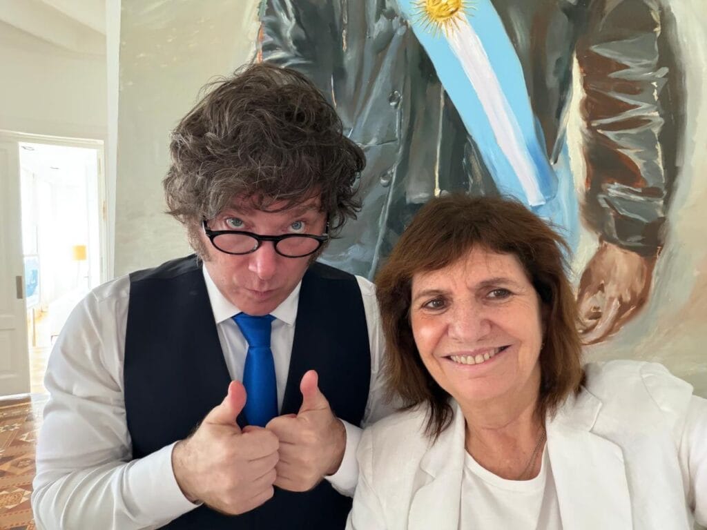 Javier Milei descartó que las diferencias con la ex ministra Patricia Bullrich representen una crisis dentro del Gobierno.