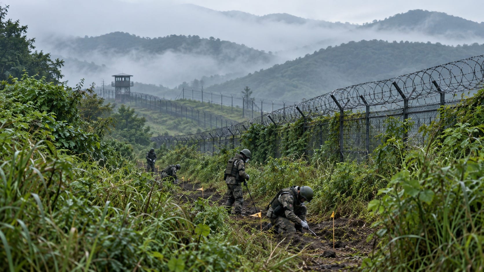 La ONU confirma violación del armisticio tras explotar minas norcoreanas en DMZ