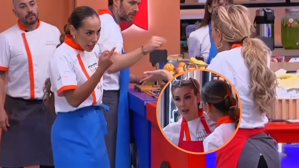 Guajira y Ninel Conde protagonizaron un fuerte cruce en 'Top Chef VIP 5' - crédito captura de pantalla Telemundo