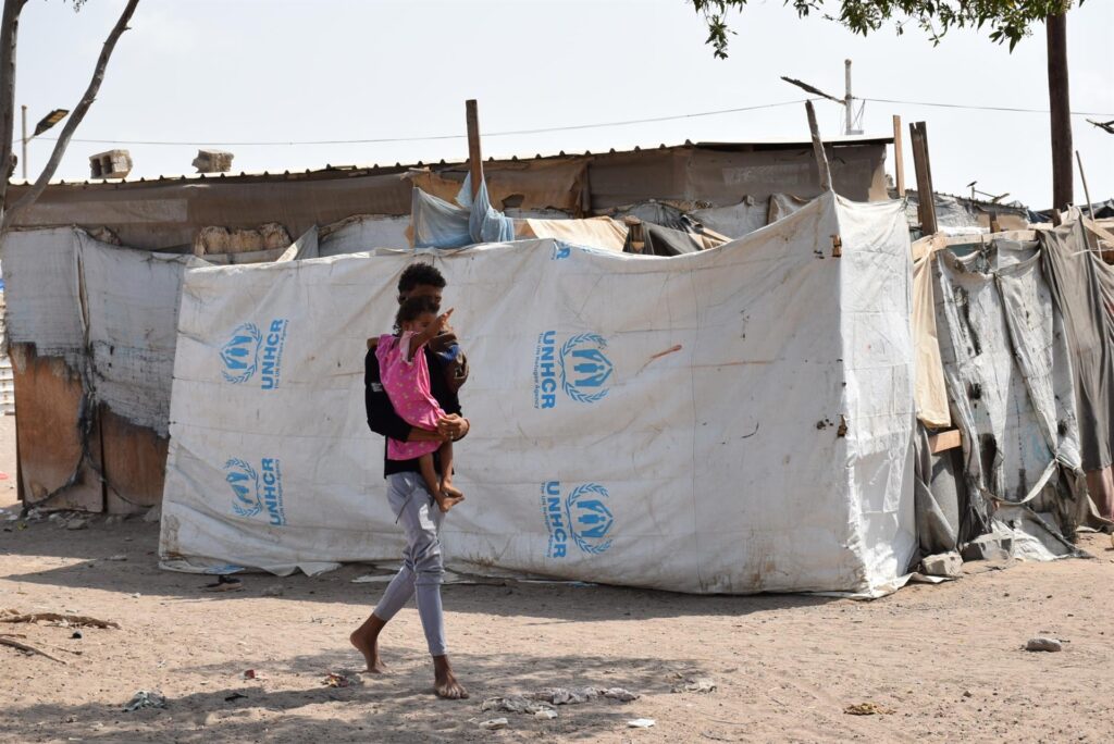El número de desplazados en Yemen a causa de la guerra sigue creciendo y supera la barrera de los 200.000
