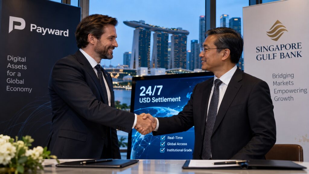Payward y Singapore Gulf Bank habilitan liquidación en dólares a cualquier hora