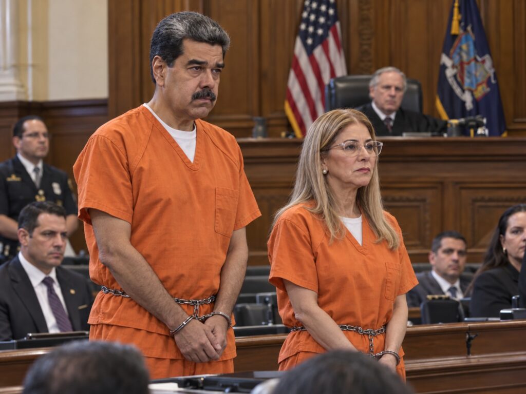Nicolás Maduro y Cilia Flores comparecen hoy en Nueva York para la lectura formal de nuevos cargos por tortura