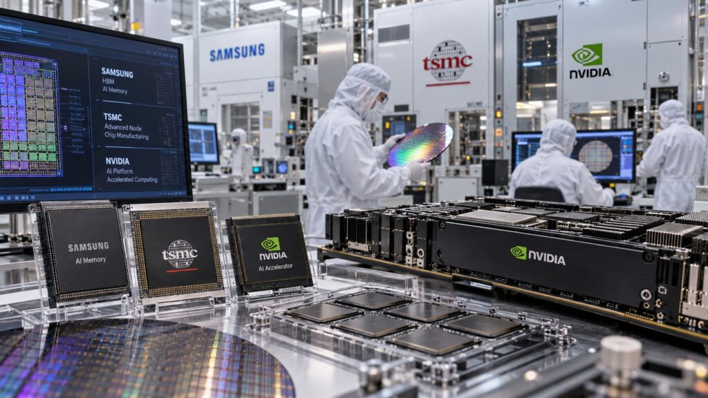 Samsung usaría tecnología de TSMC para la nueva memoria de IA creada por Nvidia