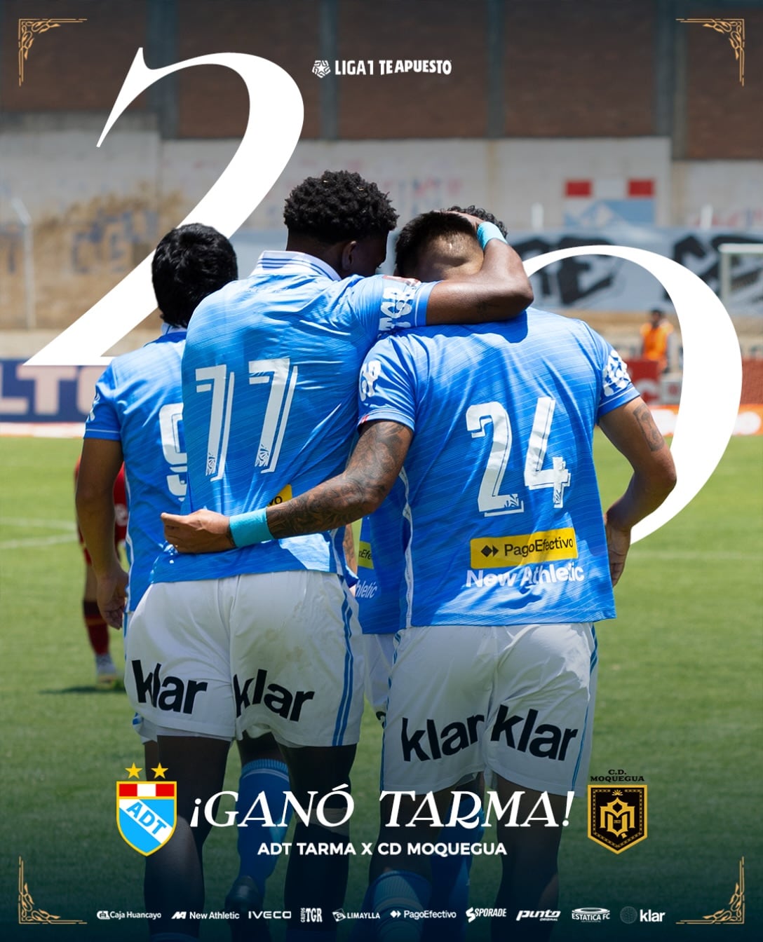 ADT salió de la zona de descenso y por ahora FC Cajamarca toma su lugar. Crédito: Instagram ADT.